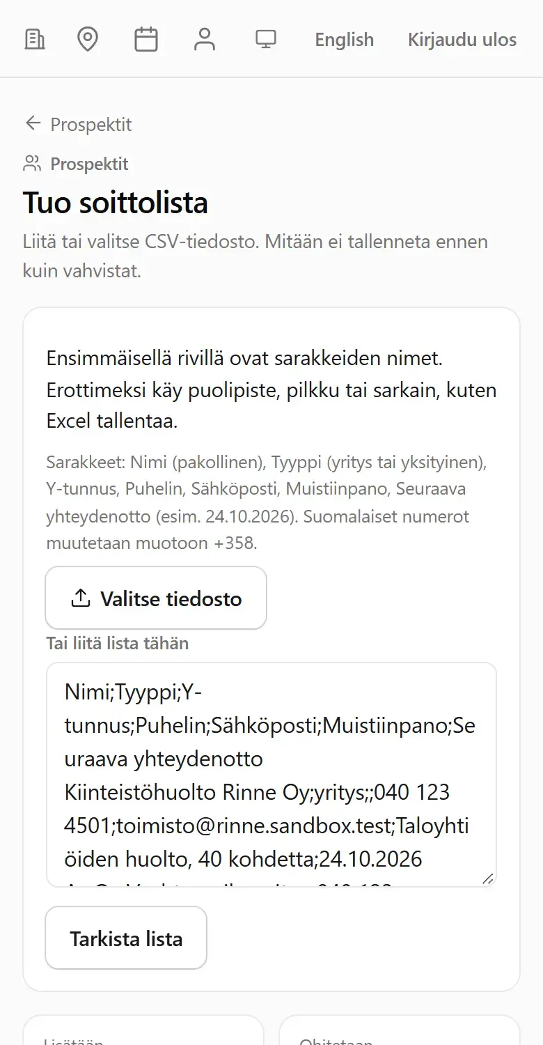 Soittolistan tarkistus: neljä lisätään, yksi ohitetaan, koska se on jo asiakas